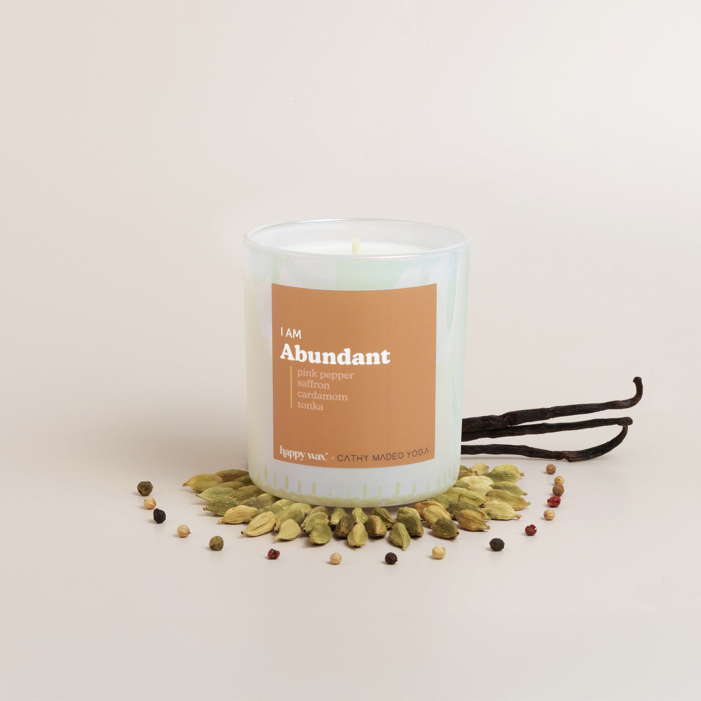 I am Abundant Single Wick Candle