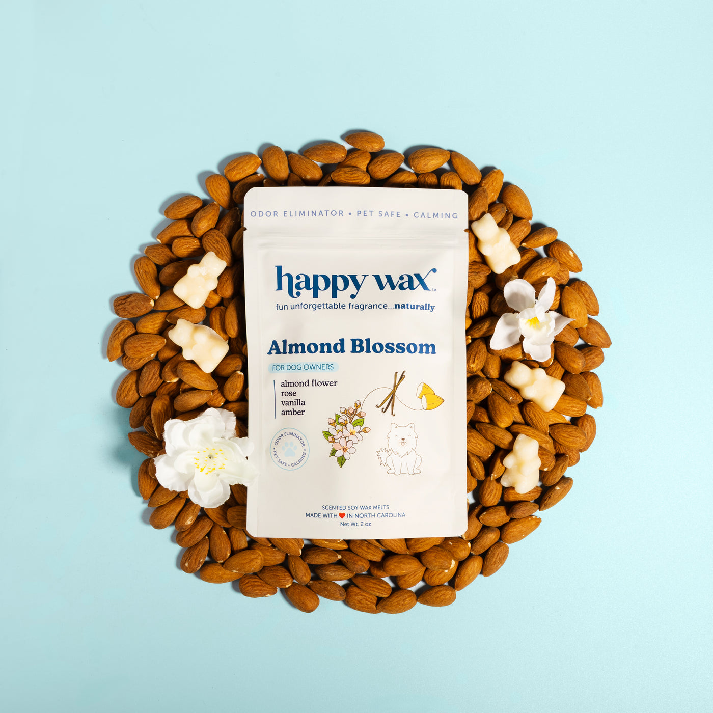 Almond Blossom Pet Wax Melts for Dog Owners
