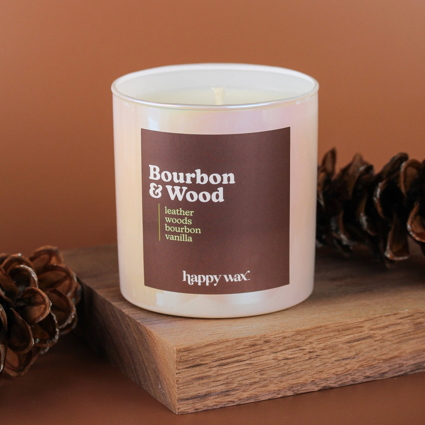 Bourbon & Wood Single Wick Candle