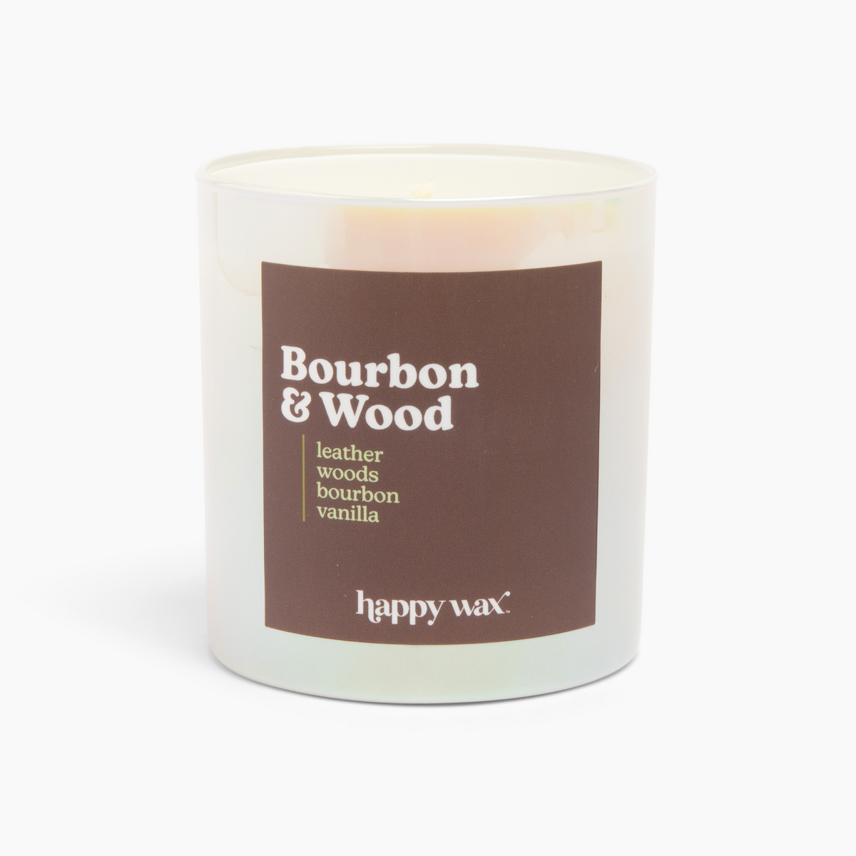 Bourbon & Wood Single Wick Candle