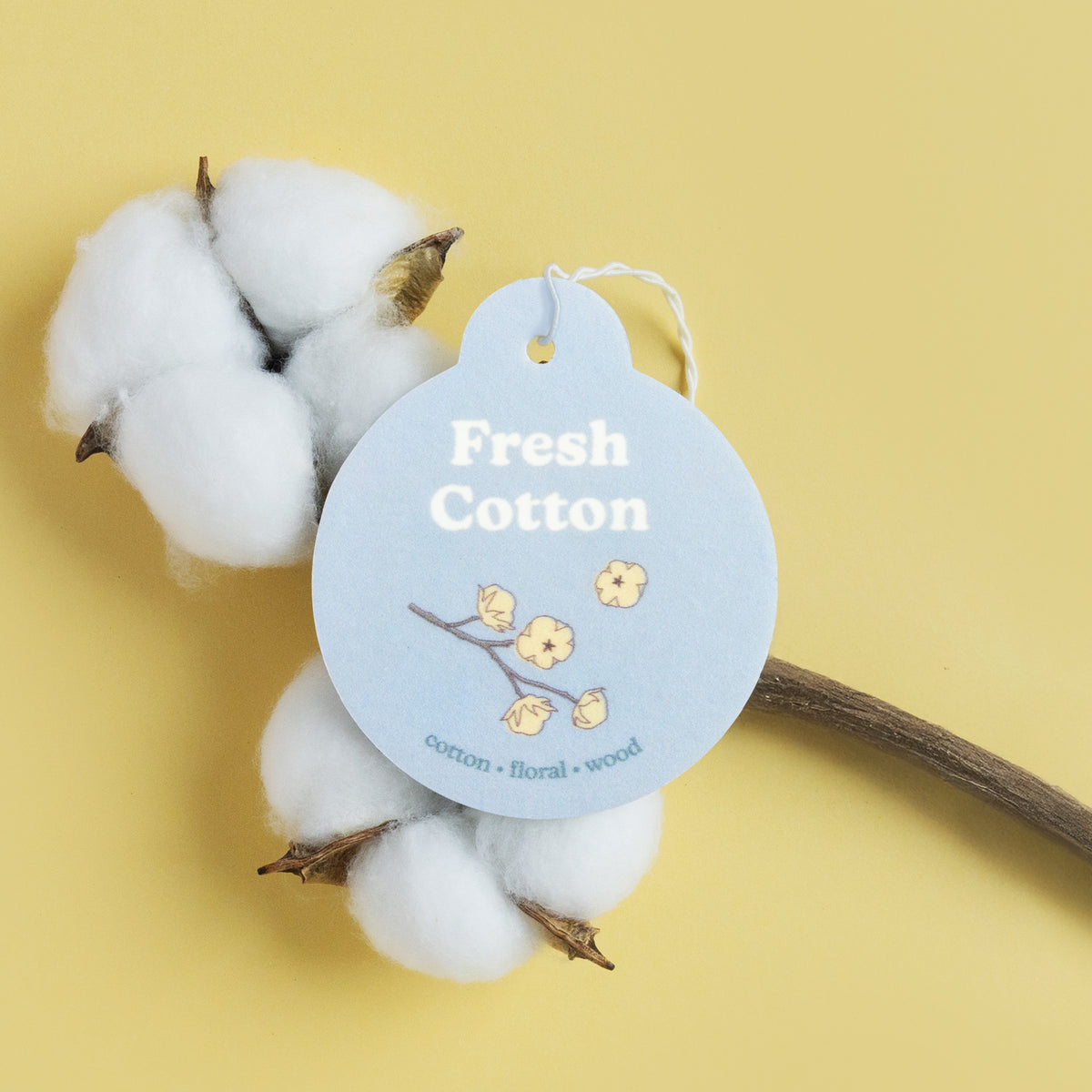 Fresh Cotton Car Charms 4-Pack