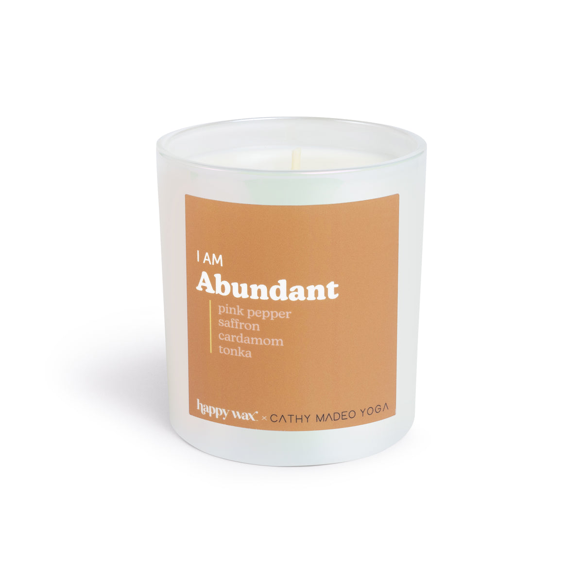 I am Abundant Single Wick Candle