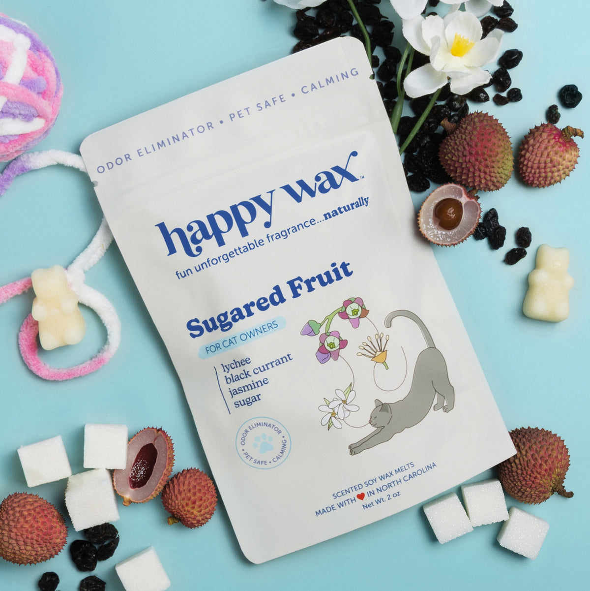 Sugared Fruit Pet Wax Melts for Cat Owners
