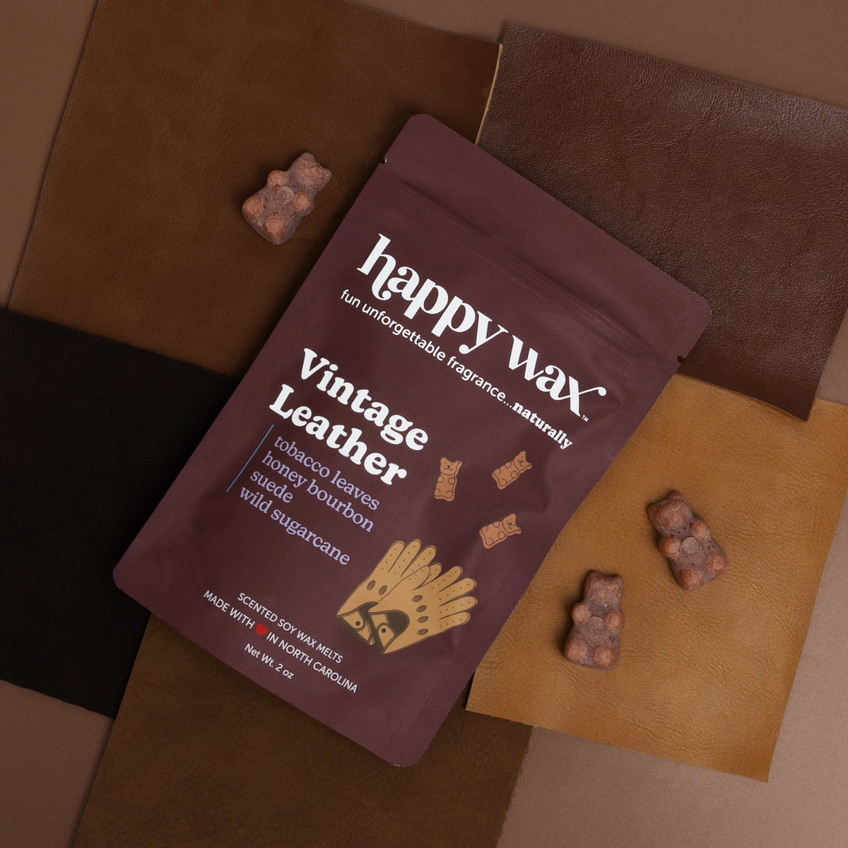 Vintage Leather Wax Melts