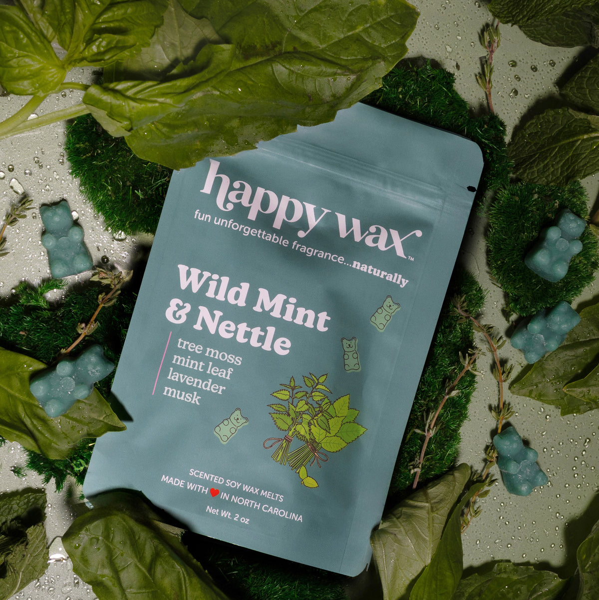 Wild Mint & Nettle Wax Melts