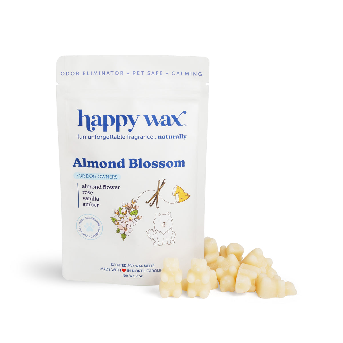 Almond Blossom Pet Wax Melts for Dog Owners