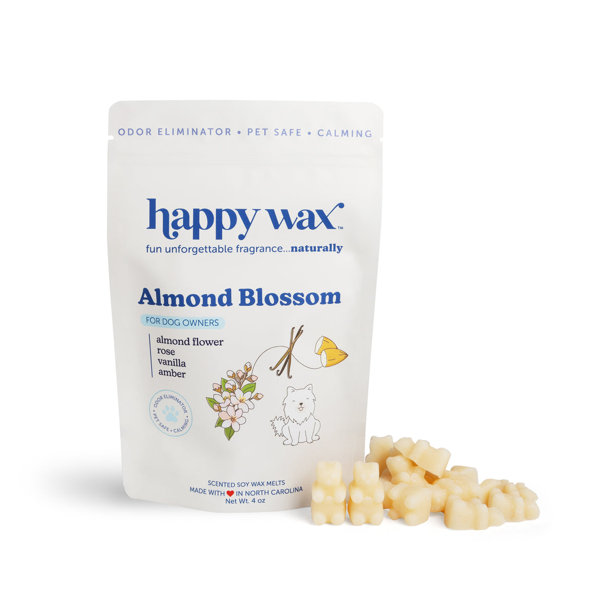 Almond Blossom Pet Wax Melts for Dog Owners
