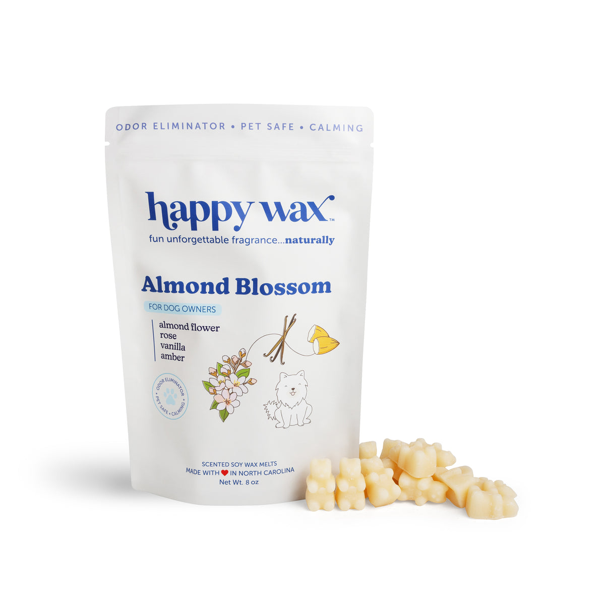 Almond Blossom Pet Wax Melts for Dog Owners