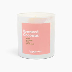 Bronzed Coconut Single Wick Candle