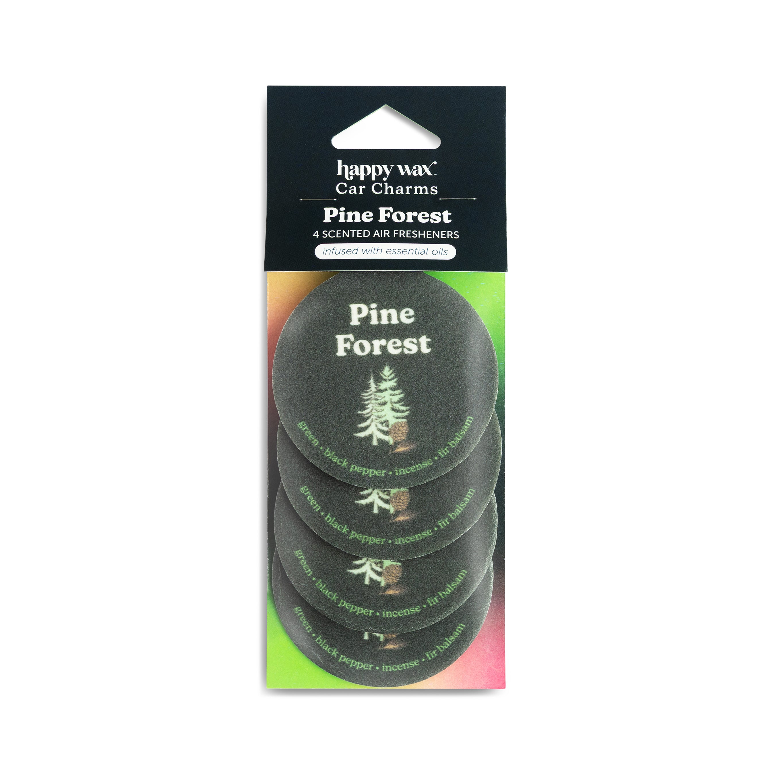 Pine Forest Car Charms 4-Pack - Happy Wax®