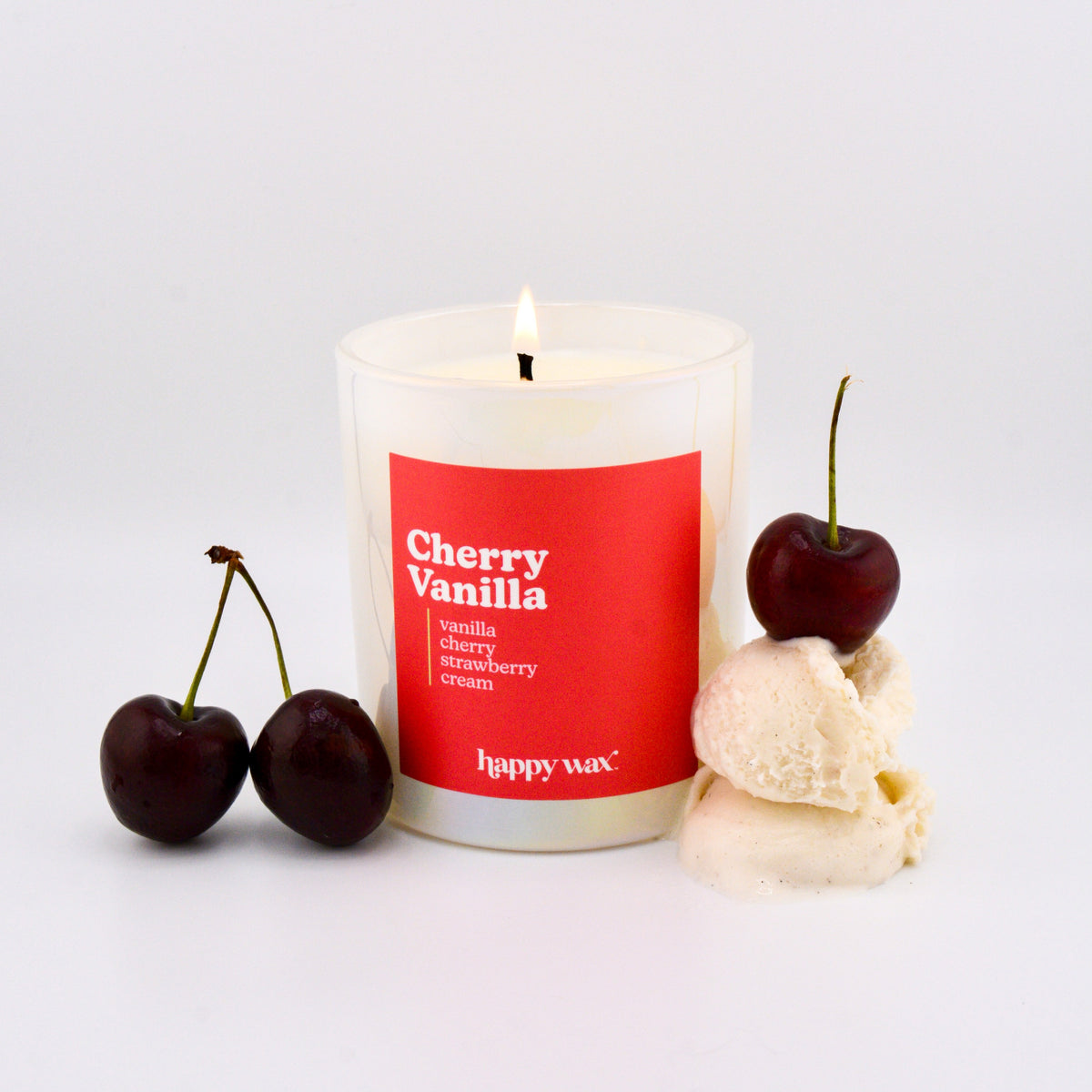 Cherry Vanilla Single Wick Candle