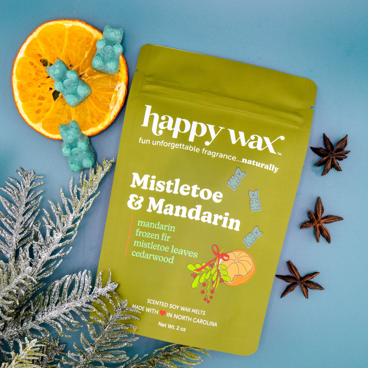 Mistletoe & Mandarin Wax Melts