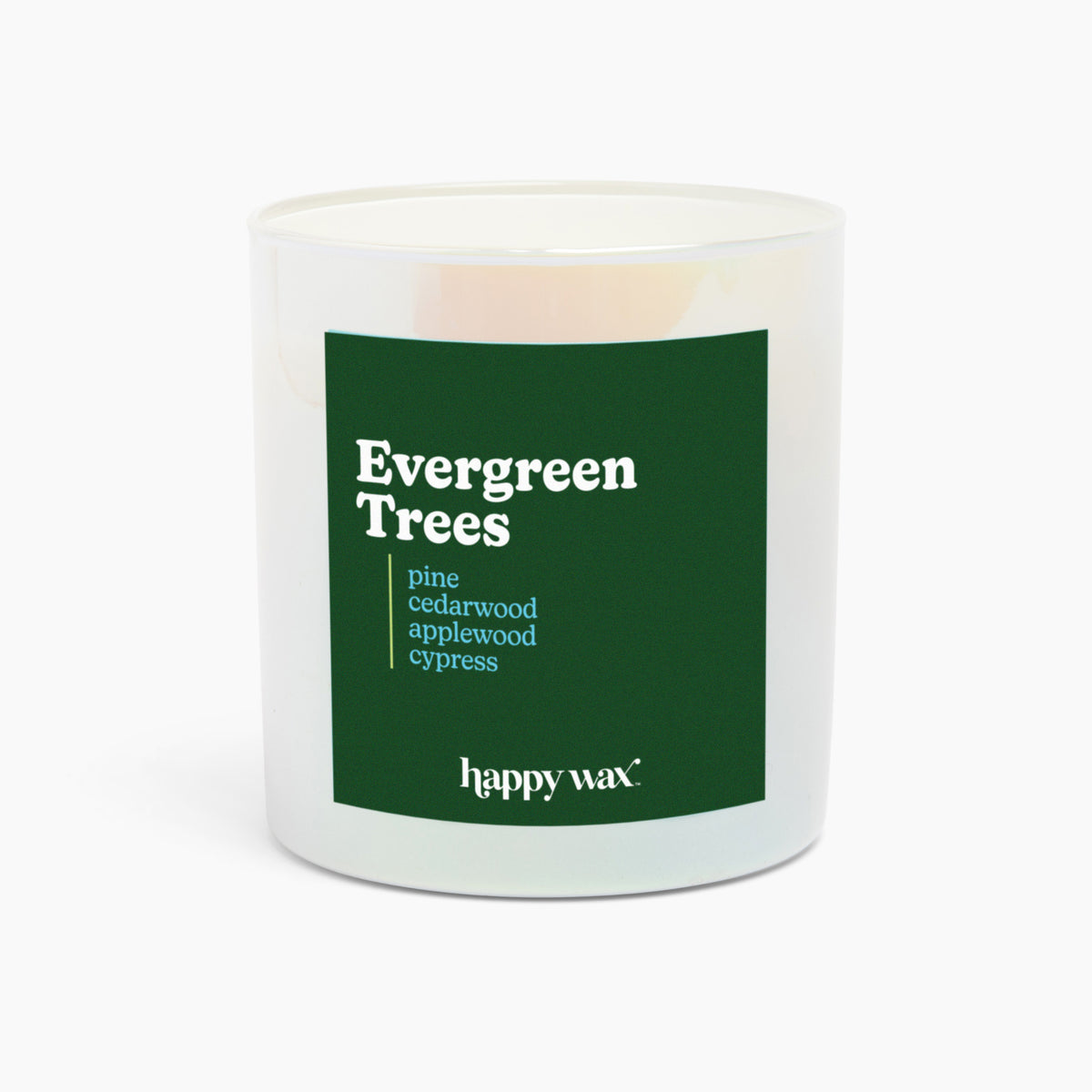 Evergreen Trees Single Wick Candle