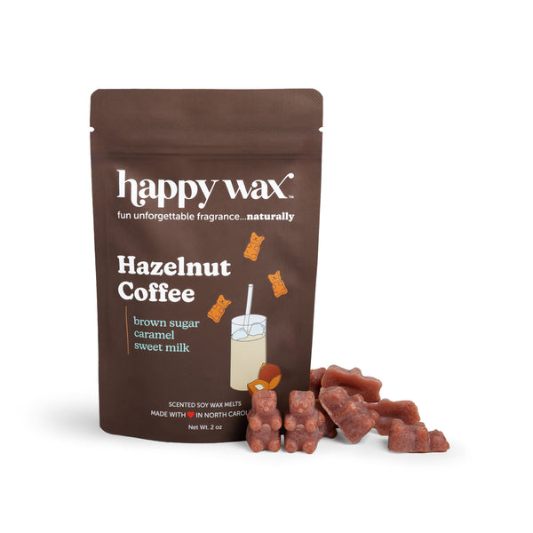 happy happymellojoy チーズベア　炭火焼き Hazelnut Coffee Wax Melts - Happy Wax®