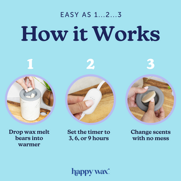 Signature Wax Melt Warmers | 3-6-9 Hour Timer - Happy Wax®