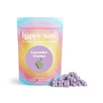 Happy Wax Lavender Cactus  8 ounce packaging with purple wax bears on white background