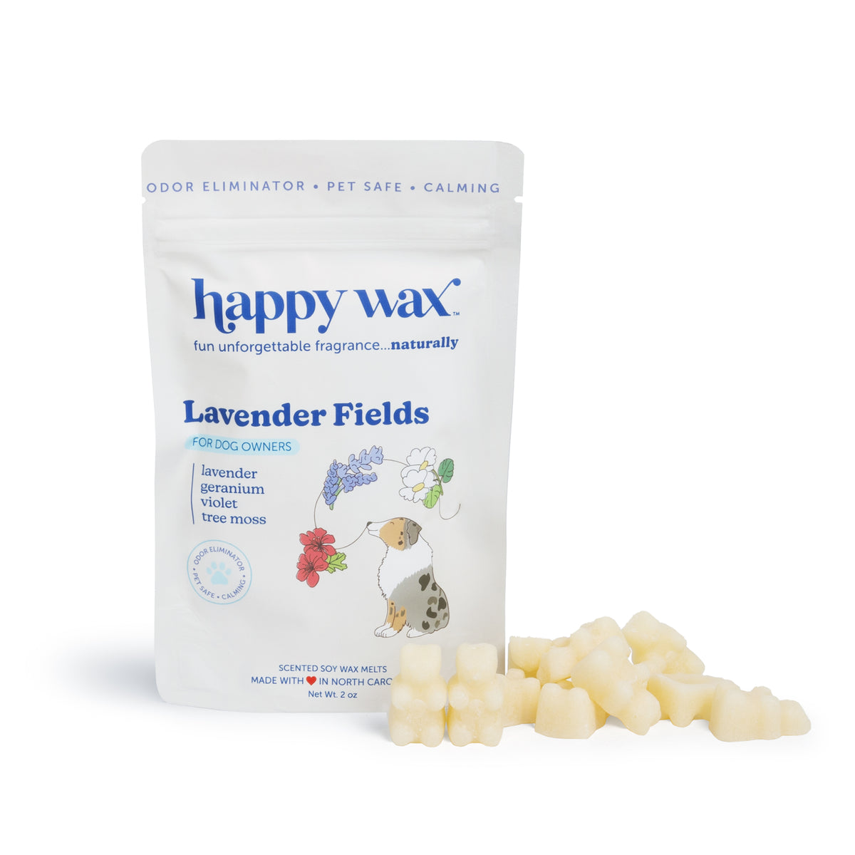 Lavender Fields Pet Wax Melts for Dog Owners