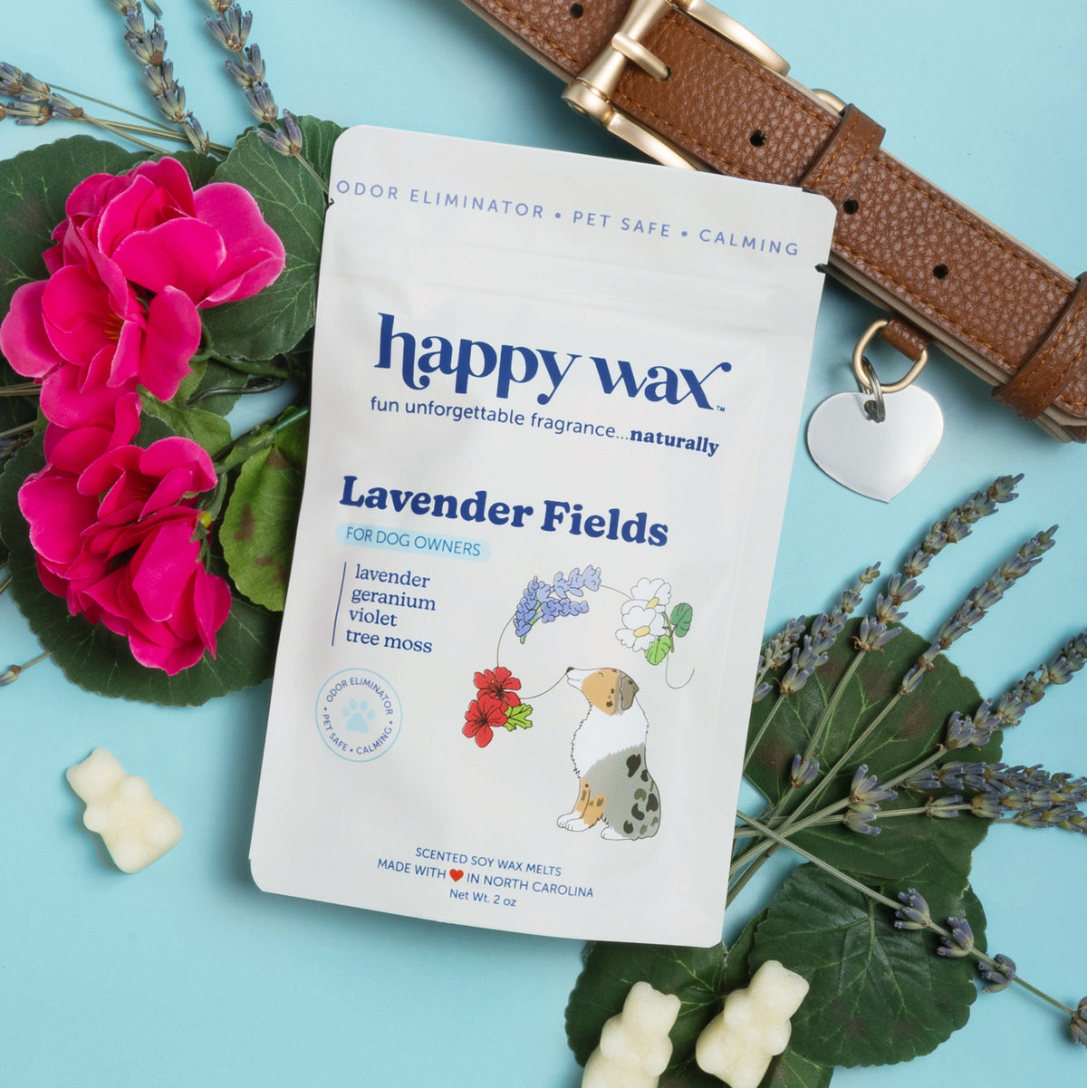 Lavender Fields Pet Wax Melts for Dog Owners