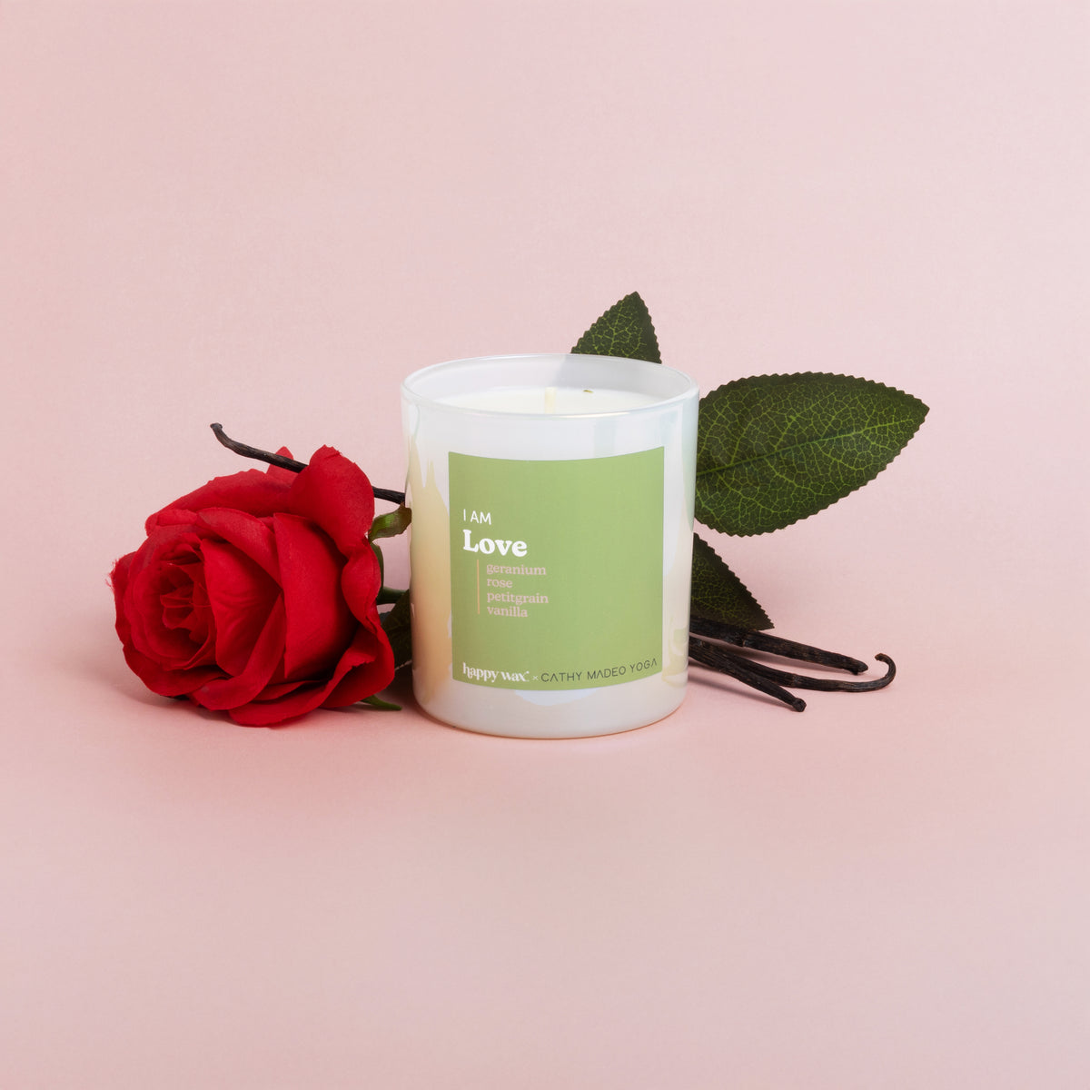 I am Love Single Wick Candle