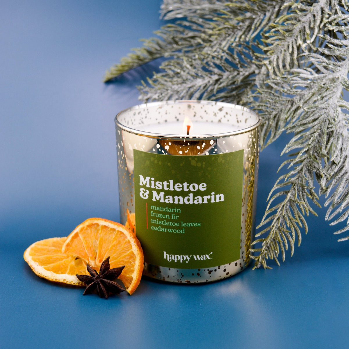 Mistletoe & Mandarin Single Wick Candle