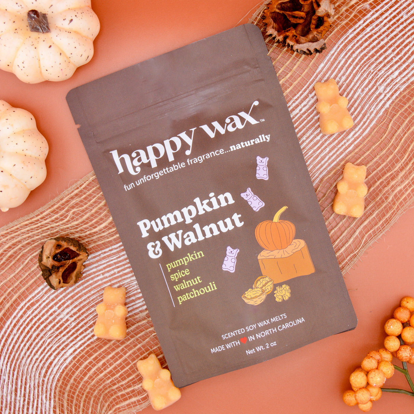 Pumpkin & Walnut Wax Melts