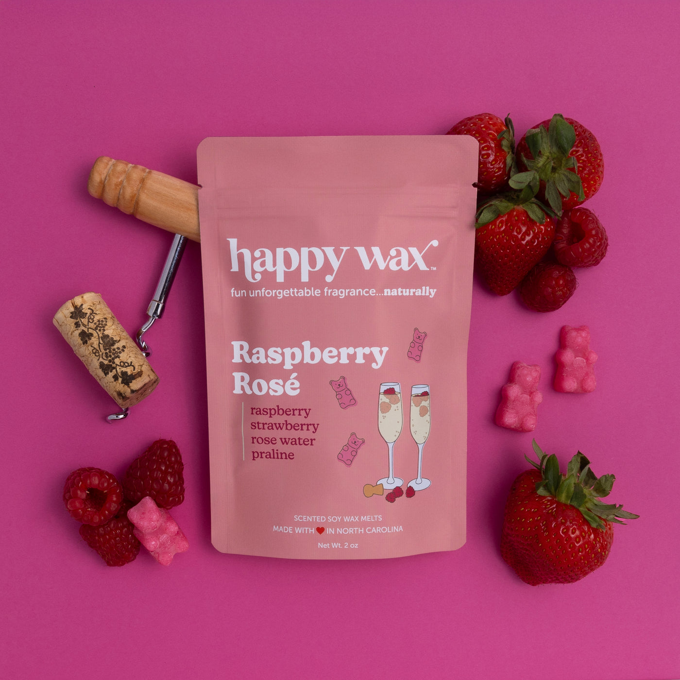 Raspberry Rosé Wax Melts