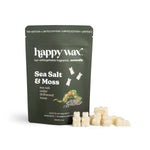 Happy Wax Sea Salt & Moss wax melt package on a white background