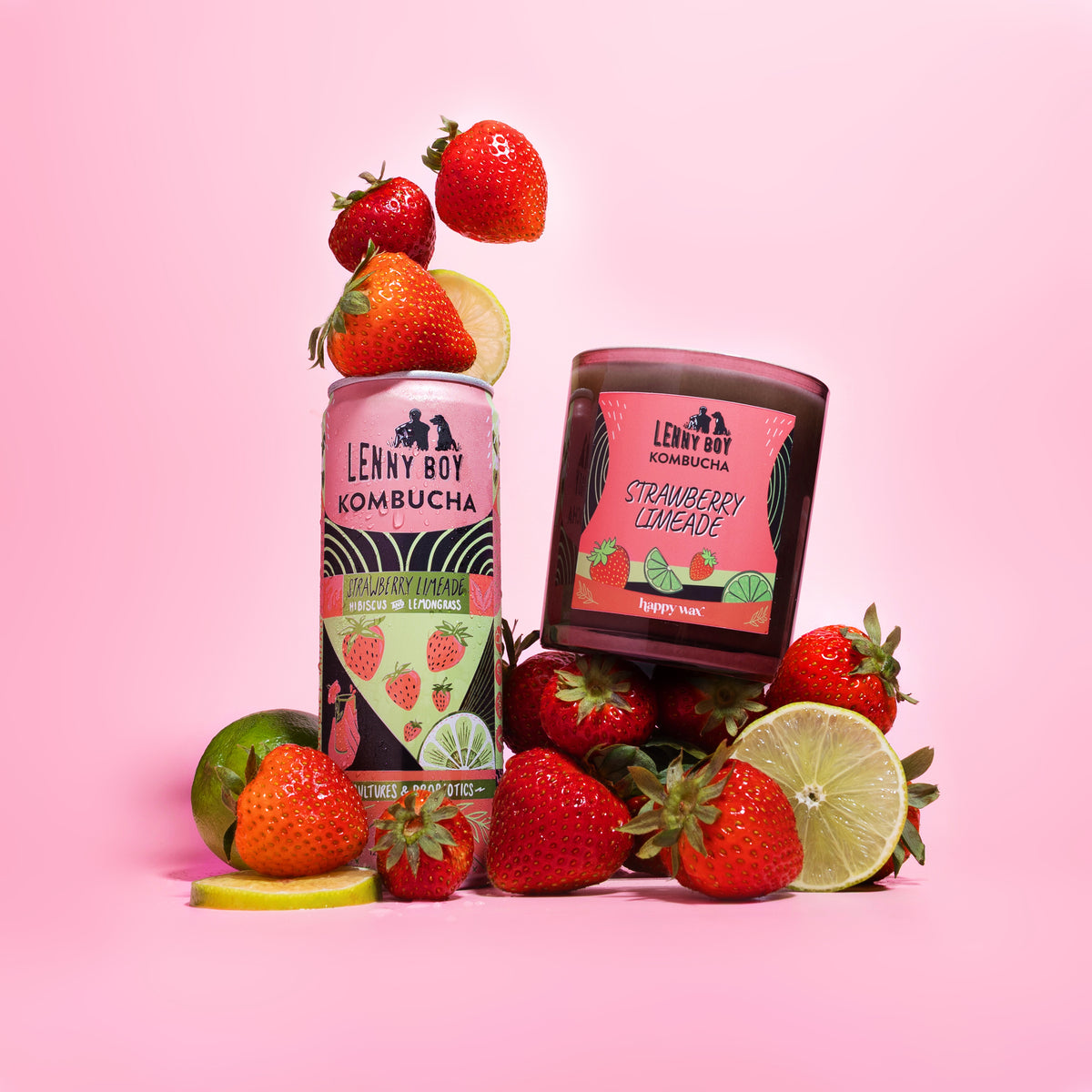 Strawberry Limeade Single Wick Candle