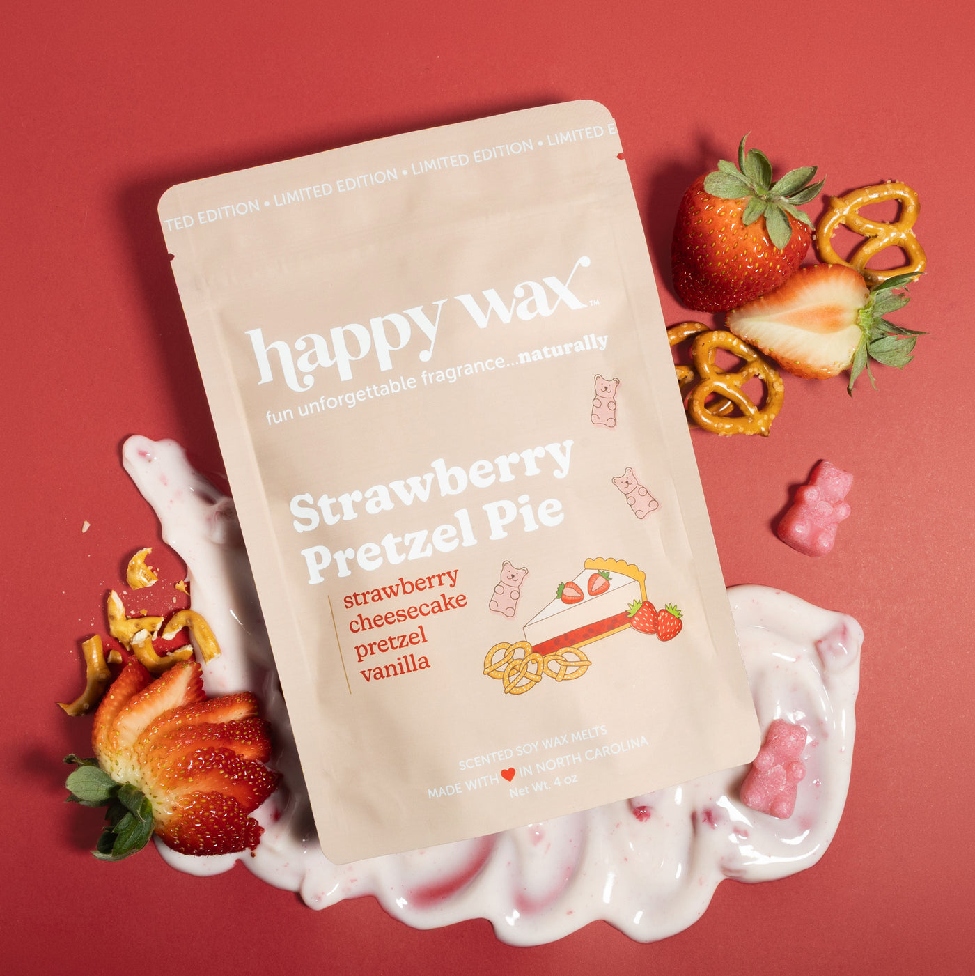 Strawberry Pretzel Pie Wax Melts