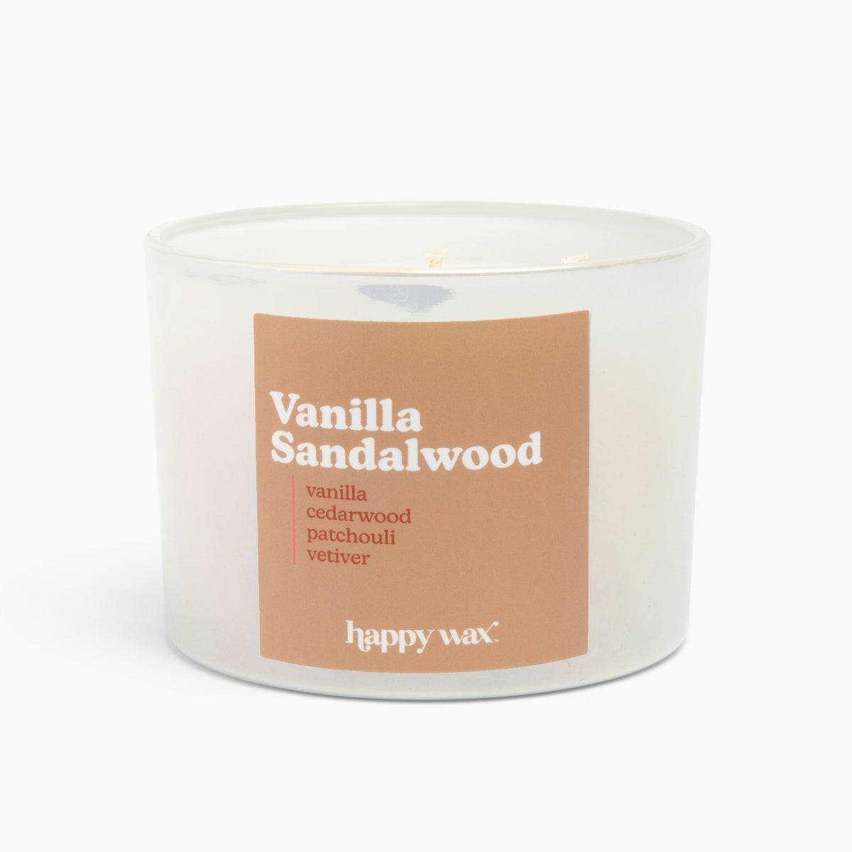 Happy Wax Soy Wax Melts Vanilla Sandalwood Scent Melts 8 Oz Pouch