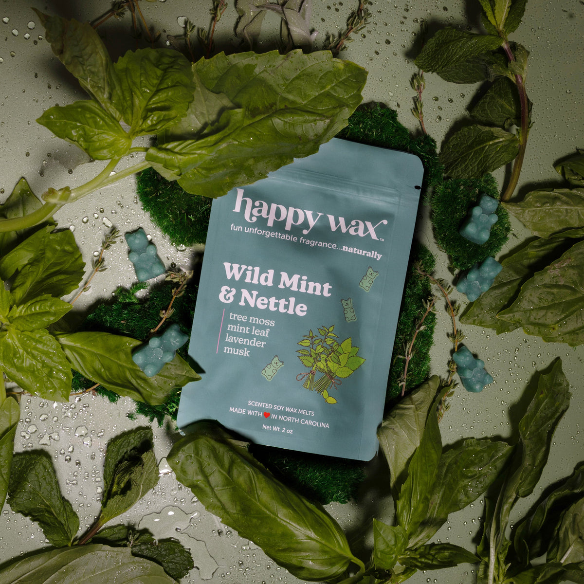 Wild Mint & Nettle Wax Melts