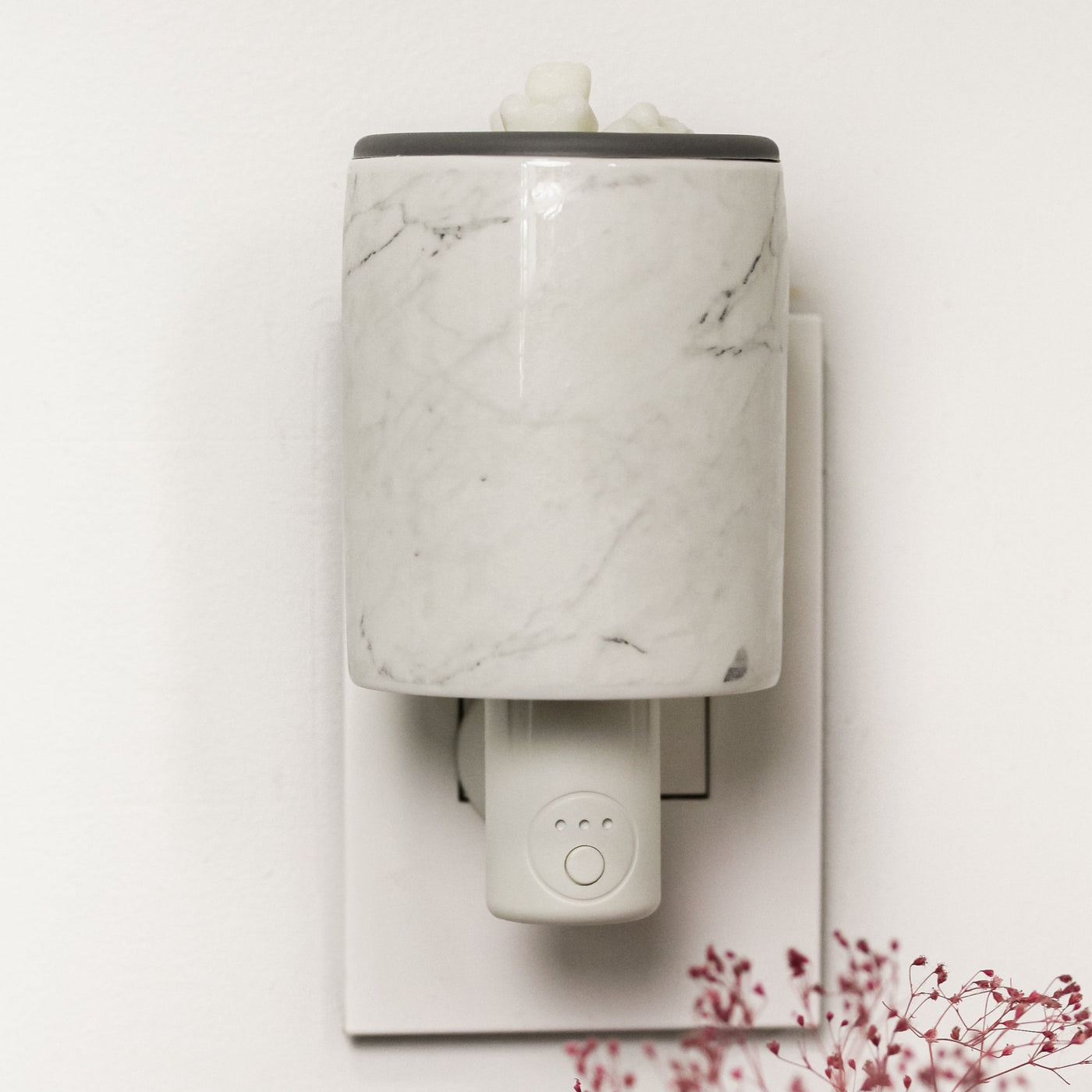 Marble Outlet Timer Wax Warmer