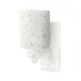 White Terrazzo Outlet Plug-In Wax Warmer